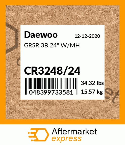 GRSR 3B 24" W/MH CR3248/24