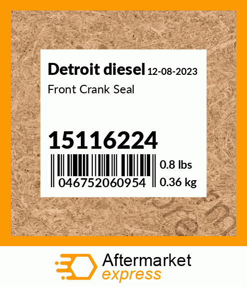 Front Crank Seal 15116224