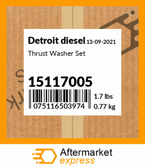 Thrust Washer Set 15117005
