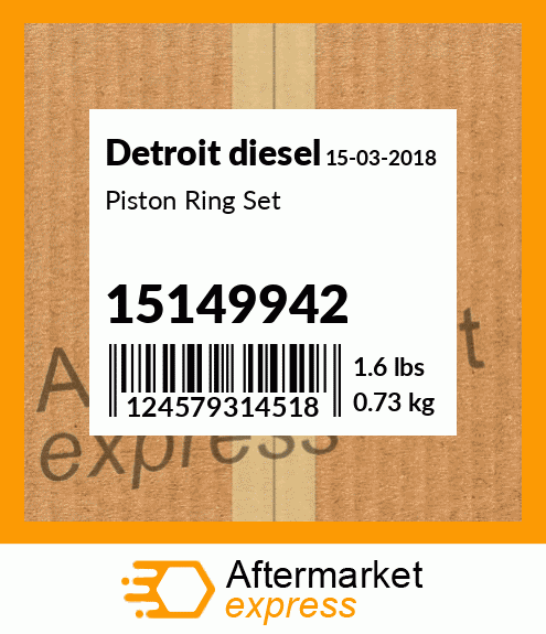 Piston Ring Set 15149942