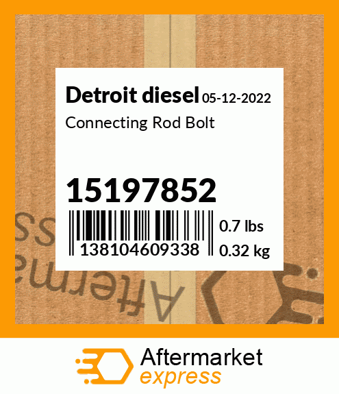 Connecting Rod Bolt 15197852