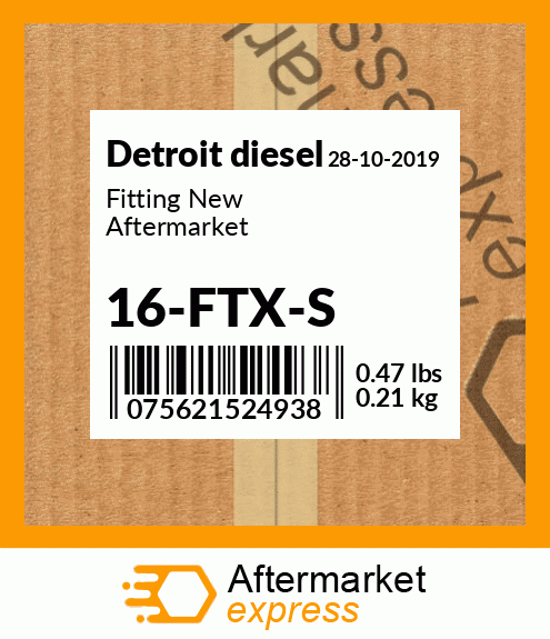 Fitting New Aftermarket 16-FTX-S