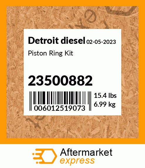 Piston Ring Kit 23500882