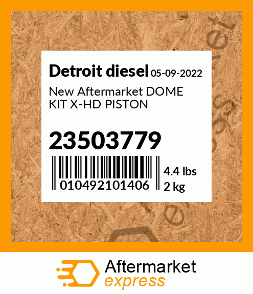 New Aftermarket DOME KIT X-HD PISTON 23503779