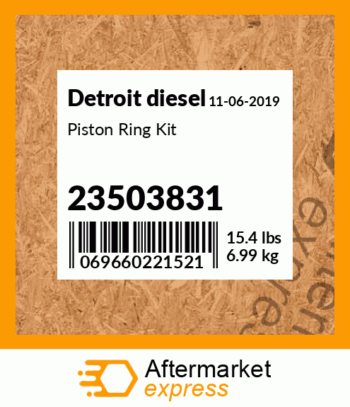 Piston Ring Kit 23503831