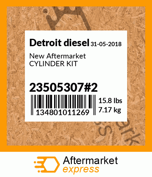 New Aftermarket CYLINDER KIT 23505307#2