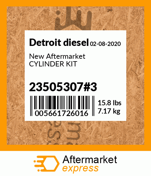 New Aftermarket CYLINDER KIT 23505307#3