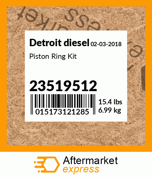 Piston Ring Kit 23519512