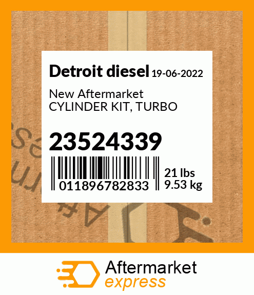 New Aftermarket CYLINDER KIT, TURBO 23524339
