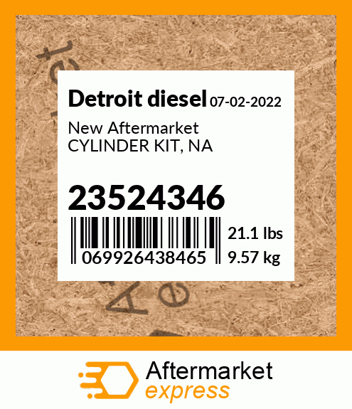 New Aftermarket CYLINDER KIT, NA 23524346