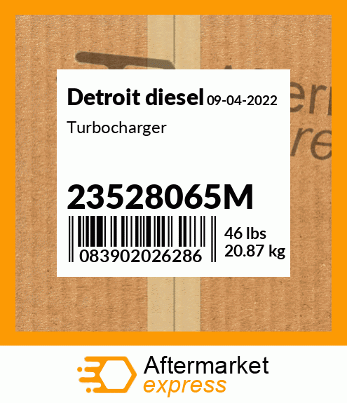 Turbocharger 23528065M