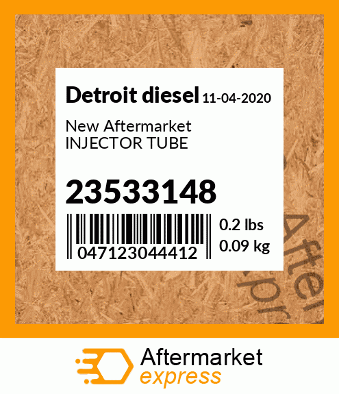 New Aftermarket INJECTOR TUBE 23533148