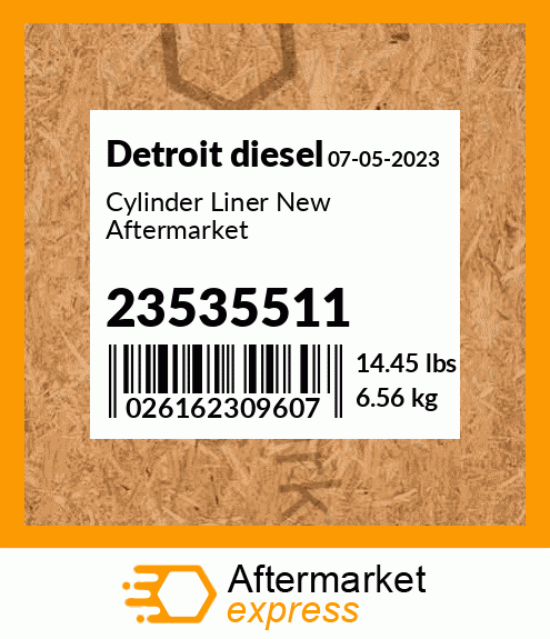 Cylinder Liner New Aftermarket 23535511
