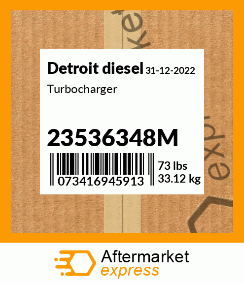 Turbocharger 23536348M