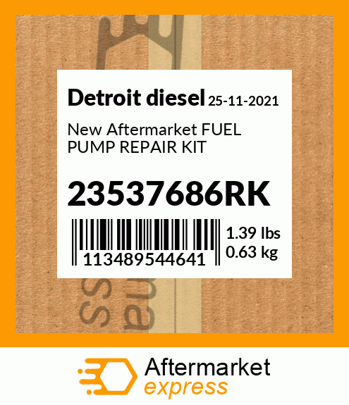 New Aftermarket FUEL PUMP REPAIR KIT 23537686RK