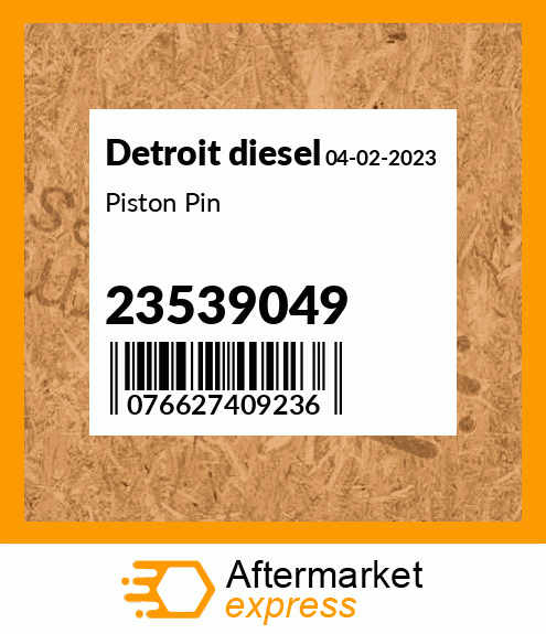 Piston Pin 23539049