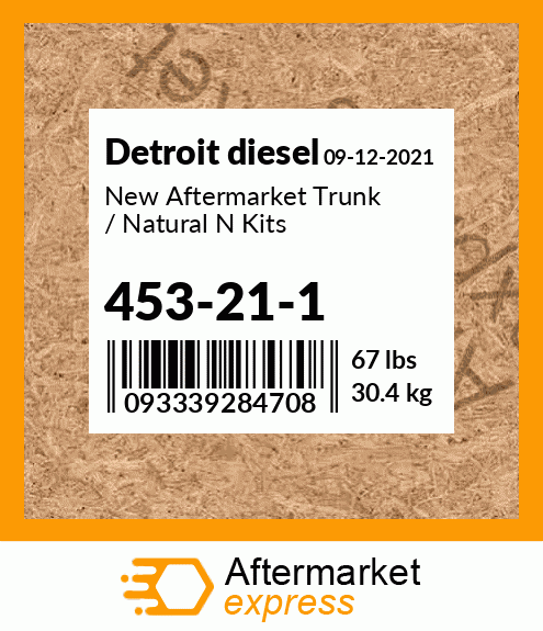 New Aftermarket Trunk / Natural N Kits 453-21-1