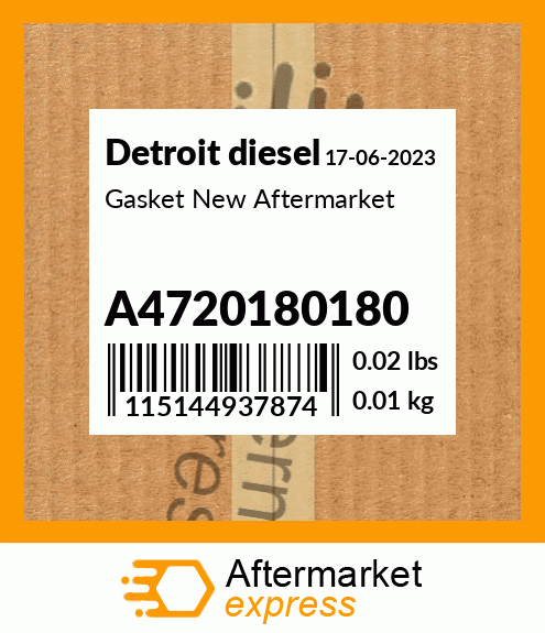 Gasket New Aftermarket A4720180180