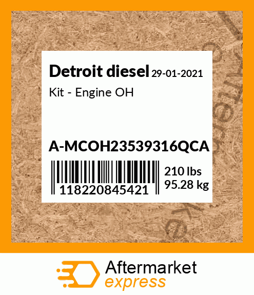 Kit - Engine OH A-MCOH23539316QCA