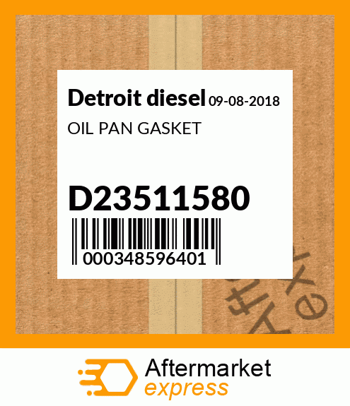 OIL PAN GASKET D23511580