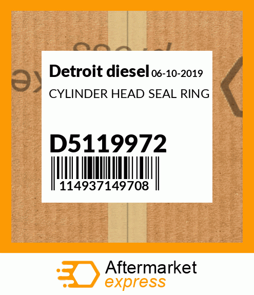 CYLINDER HEAD SEAL RING D5119972