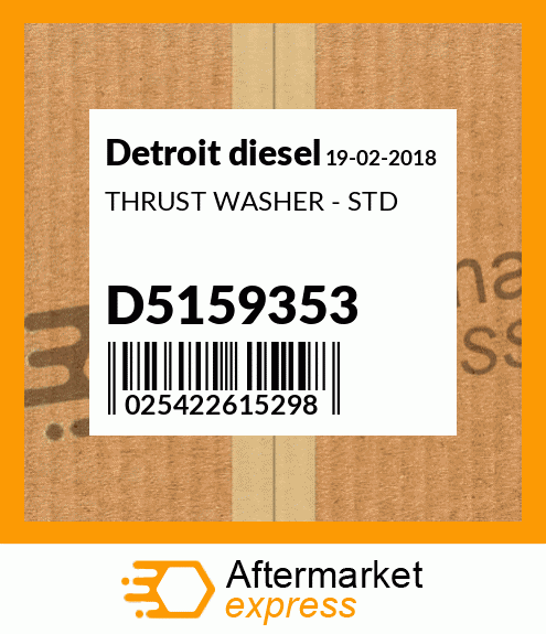 THRUST WASHER - STD D5159353
