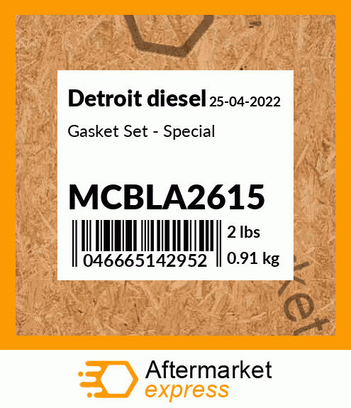 Gasket Set - Special MCBLA2615