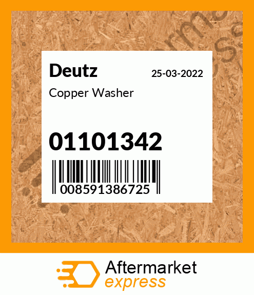 Copper Washer 01101342