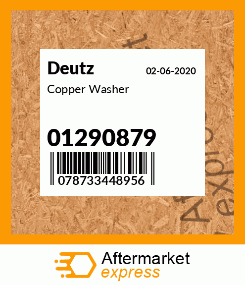 Copper Washer 01290879