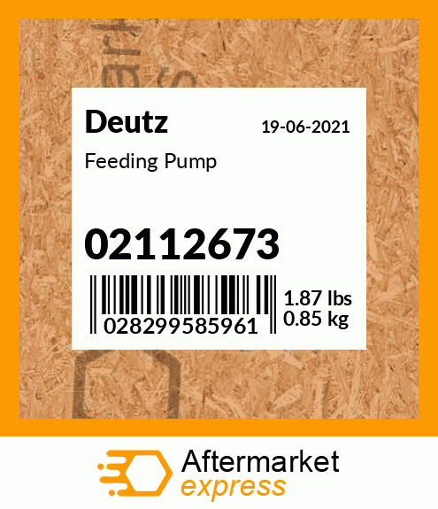 Feeding Pump 02112673