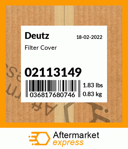 Filter Cover 02113149