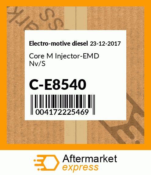 Core M Injector-EMD Nv/S C-E8540
