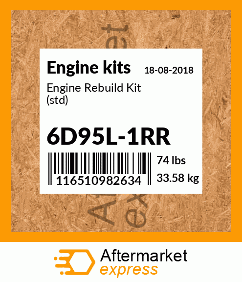Engine Rebuild Kit (std) 6D95L-1RR