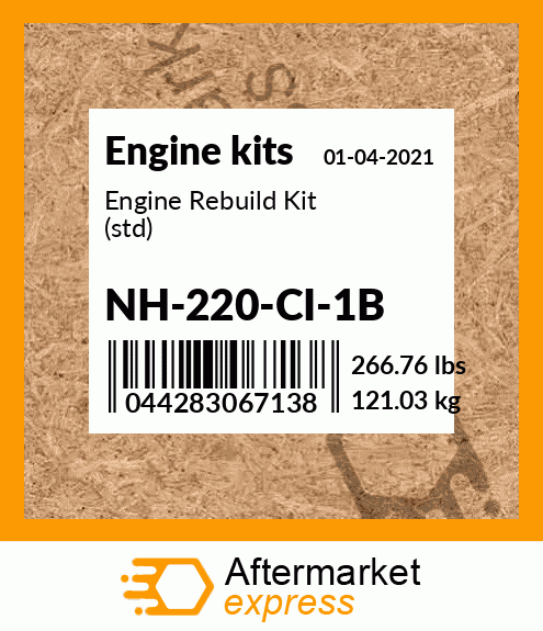 Engine Rebuild Kit (std) NH-220-CI-1B