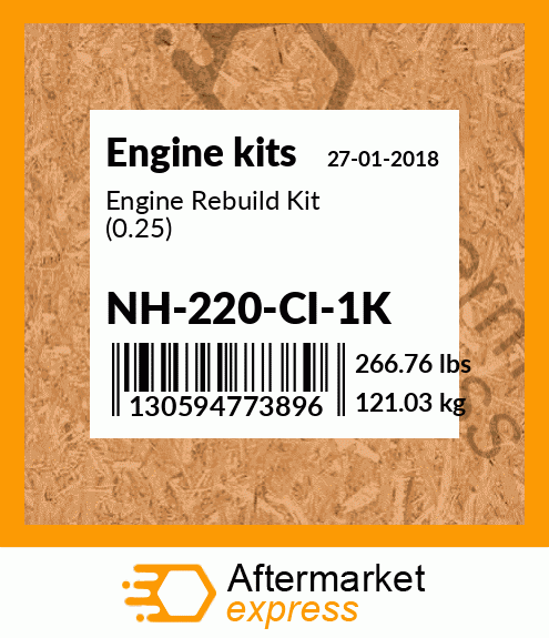 Engine Rebuild Kit (0.25) NH-220-CI-1K