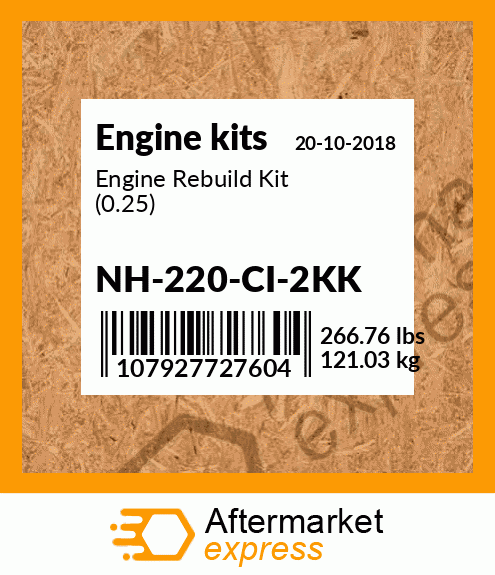 Engine Rebuild Kit (0.25) NH-220-CI-2KK