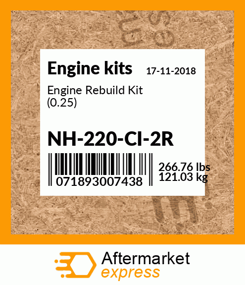 Engine Rebuild Kit (0.25) NH-220-CI-2R