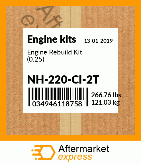 Engine Rebuild Kit (0.25) NH-220-CI-2T
