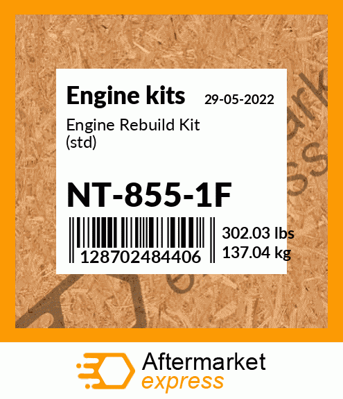 Engine Rebuild Kit (std) NT-855-1F
