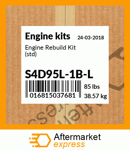 Engine Rebuild Kit (std) S4D95L-1B-L