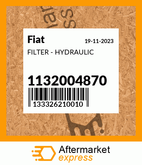 FILTER - HYDRAULIC 1132004870