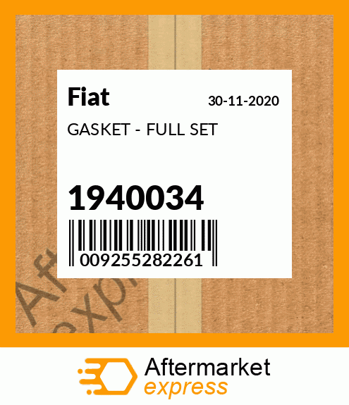 GASKET - FULL SET 1940034