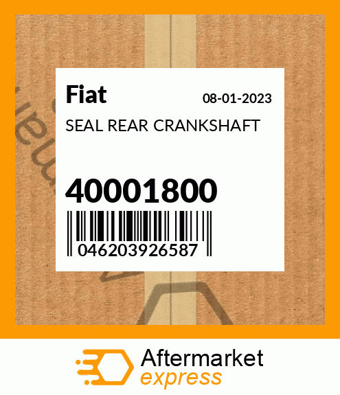 SEAL REAR CRANKSHAFT 40001800