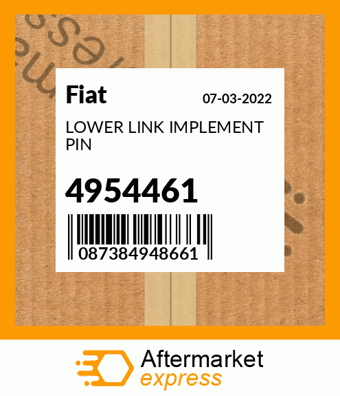 LOWER LINK IMPLEMENT PIN 4954461