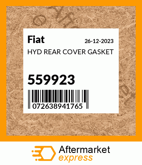 HYD REAR COVER GASKET 559923