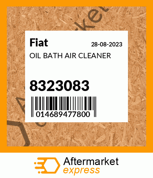 OIL BATH AIR CLEANER 8323083