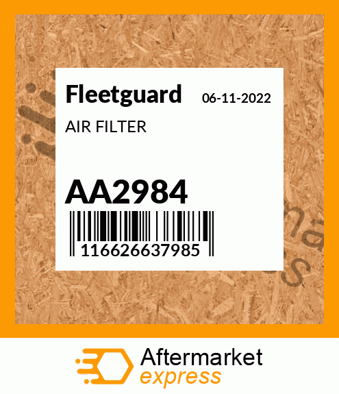 AIR FILTER AA2984