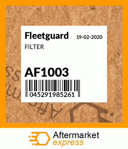 FILTER AF1003