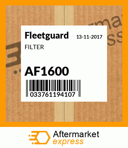 FILTER AF1600