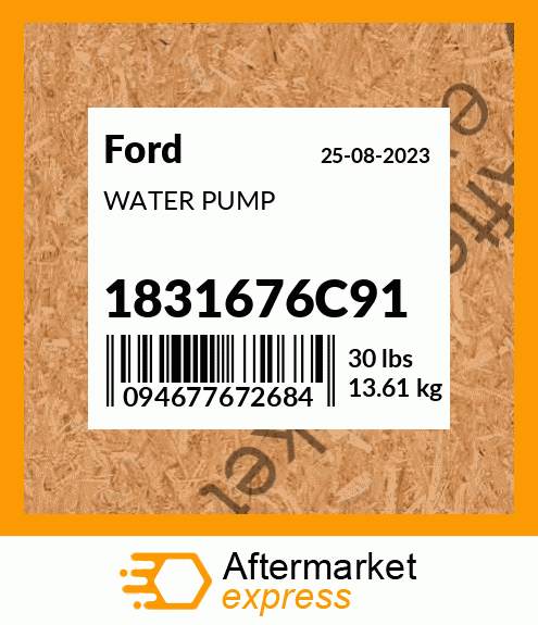 WATER PUMP 1831676C91